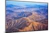 Aerial view of mountains, Atacama Desert, Chile-Keren Su-Mounted Photographic Print