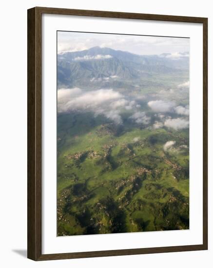 Aerial View of Nepal, Himalayas-Ethel Davies-Framed Photographic Print