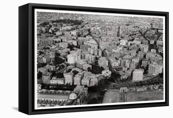 Aerial View of New Cairo, Egypt, from a Zeppelin, 1931-null-Framed Stretched Canvas