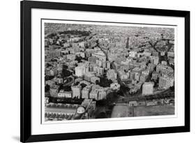 Aerial View of New Cairo, Egypt, from a Zeppelin, 1931-null-Framed Giclee Print