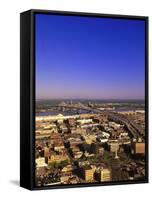 Aerial View of New Orleans, LA-John Coletti-Framed Stretched Canvas