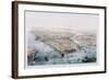 Aerial View of New York and Brooklyn-null-Framed Giclee Print