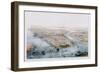 Aerial View of New York and Brooklyn-null-Framed Giclee Print