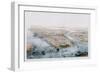Aerial View of New York and Brooklyn-null-Framed Giclee Print
