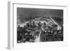 Aerial View of New York City, at Night-null-Framed Premium Photographic Print