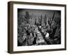 Aerial View of New York City Looking Uptown-Andreas Feininger-Framed Photographic Print