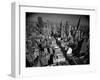 Aerial View of New York City Looking Uptown-Andreas Feininger-Framed Photographic Print