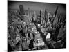 Aerial View of New York City Looking Uptown-Andreas Feininger-Mounted Photographic Print