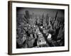 Aerial View of New York City Looking Uptown-Andreas Feininger-Framed Photographic Print