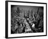 Aerial View of New York City Looking Uptown-Andreas Feininger-Framed Photographic Print