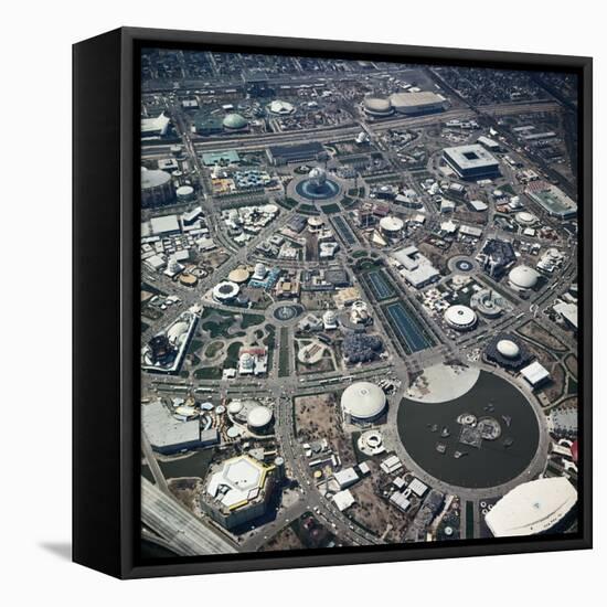 Aerial View of New York World's Fair-null-Framed Stretched Canvas