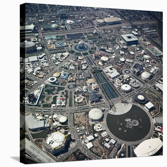 Aerial View of New York World's Fair-null-Stretched Canvas