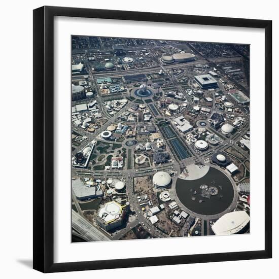 Aerial View of New York World's Fair-null-Framed Photographic Print