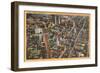 Aerial View of Newark, New Jersey-null-Framed Art Print