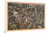 Aerial View of Newark, New Jersey-null-Framed Art Print