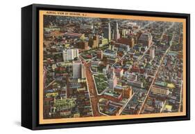 Aerial View of Newark, New Jersey-null-Framed Stretched Canvas