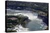 Aerial view of Niagara Falls, Ontario, Canada.-Kymri Wilt-Stretched Canvas