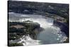 Aerial view of Niagara Falls, Ontario, Canada.-Kymri Wilt-Stretched Canvas