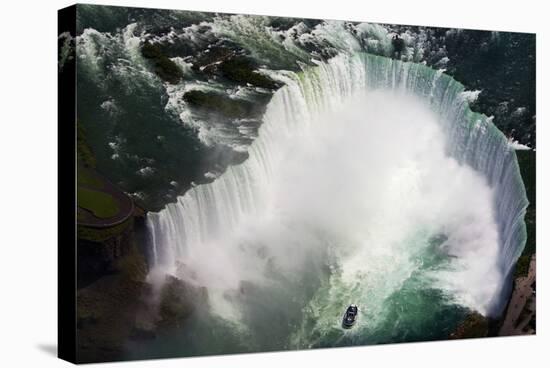 Aerial view of Niagara Falls, Ontario, Canada.-Kymri Wilt-Stretched Canvas