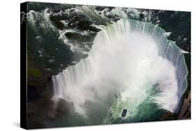 Aerial view of Niagara Falls, Ontario, Canada.-Kymri Wilt-Stretched Canvas