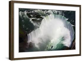 Aerial view of Niagara Falls, Ontario, Canada.-Kymri Wilt-Framed Photographic Print