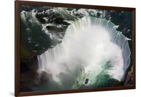 Aerial view of Niagara Falls, Ontario, Canada.-Kymri Wilt-Framed Photographic Print