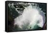 Aerial view of Niagara Falls, Ontario, Canada.-Kymri Wilt-Framed Stretched Canvas