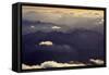 Aerial View of North Cascade Mountain Range-Steve Terrill-Framed Stretched Canvas
