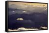 Aerial View of North Cascade Mountain Range-Steve Terrill-Framed Stretched Canvas