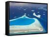 Aerial View of North Male Atoll, Maldives, Indian Ocean-Papadopoulos Sakis-Framed Stretched Canvas