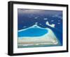 Aerial View of North Male Atoll, Maldives, Indian Ocean-Papadopoulos Sakis-Framed Photographic Print