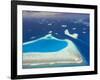 Aerial View of North Male Atoll, Maldives, Indian Ocean-Papadopoulos Sakis-Framed Photographic Print