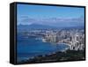 Aerial View of Oahu, Honolulu, HI-Barry Winiker-Framed Stretched Canvas