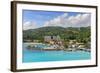 Aerial View of Ocho Rios, Jamaica in the Caribbean-Gino Santa Maria-Framed Photographic Print