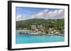 Aerial View of Ocho Rios, Jamaica in the Caribbean-Gino Santa Maria-Framed Photographic Print