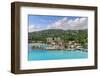 Aerial View of Ocho Rios, Jamaica in the Caribbean-Gino Santa Maria-Framed Photographic Print