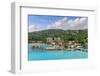 Aerial View of Ocho Rios, Jamaica in the Caribbean-Gino Santa Maria-Framed Photographic Print