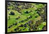 Aerial view of Ojai Valley Inn Country Club Golf Course in Ventura County, Ojai, California-null-Framed Photographic Print
