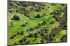 Aerial view of Ojai Valley Inn Country Club Golf Course in Ventura County, Ojai, California-null-Mounted Photographic Print
