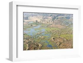 Aerial View of Okavango Delta, Botswana, Africa-Sergio Pitamitz-Framed Photographic Print