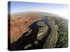 Aerial View of Okavango Delta, Chobe National Park, Botswana-Paul Souders-Stretched Canvas