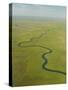 Aerial View of Okavango Delta-Michele Westmorland-Stretched Canvas