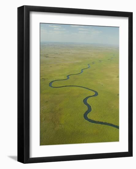 Aerial View of Okavango Delta-Michele Westmorland-Framed Photographic Print