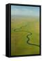 Aerial View of Okavango Delta-Michele Westmorland-Framed Stretched Canvas