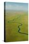 Aerial View of Okavango Delta-Michele Westmorland-Stretched Canvas