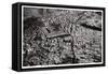 Aerial View of Old Cairo, Egypt, from a Zeppelin, 1931-null-Framed Stretched Canvas