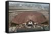 Aerial View of Packed JFK Stadium-null-Framed Stretched Canvas