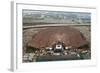 Aerial View of Packed JFK Stadium-null-Framed Photographic Print