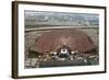 Aerial View of Packed JFK Stadium-null-Framed Photographic Print