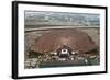 Aerial View of Packed JFK Stadium-null-Framed Photographic Print